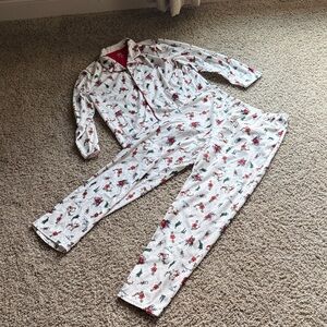 Men’s grinch Pajamas - White and Red